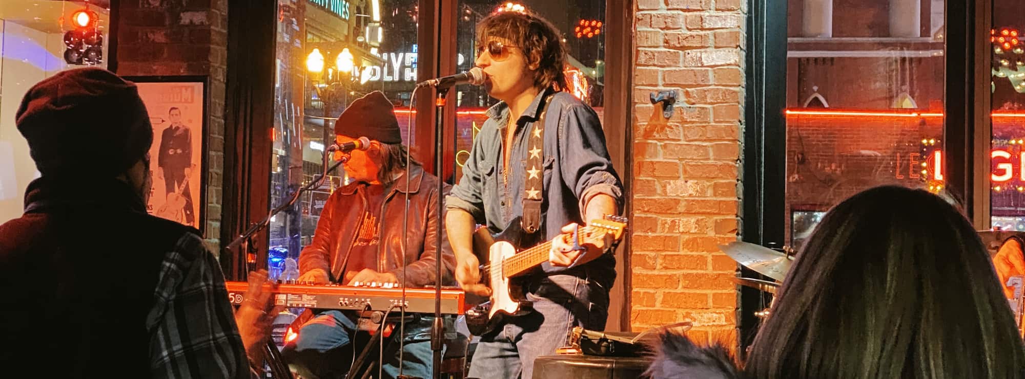 bar singer on guitar in San Jose